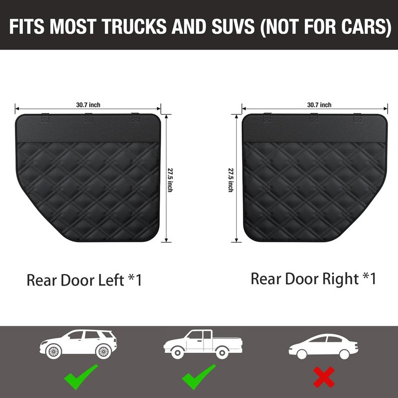 Surfcabin Dog Car Door Protector – 20% Larger Design for Trucks & Large SUVs, Thickened Waterproof Door Panel Covers, Protects Doors from Dog Scratching - Image 5